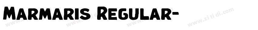 Marmaris Regular字体转换 Marmaris Regular字体转换